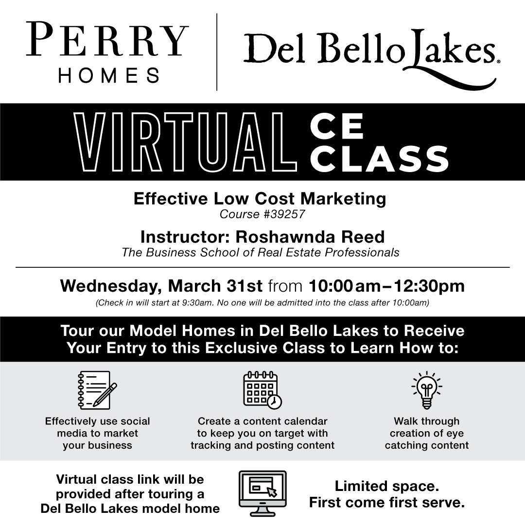 Perry Homes Del Bello Lakes CE Class